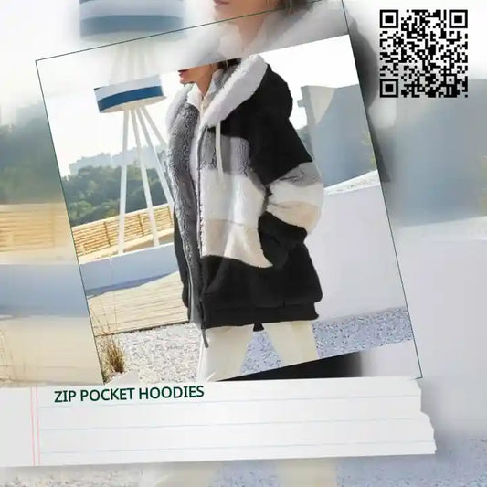 Zip Pocket Hoodies by@Outfy