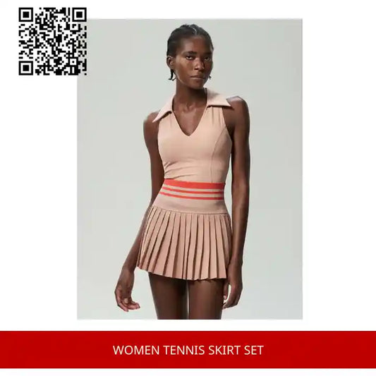 Women Tennis Skirt Set by@Outfy