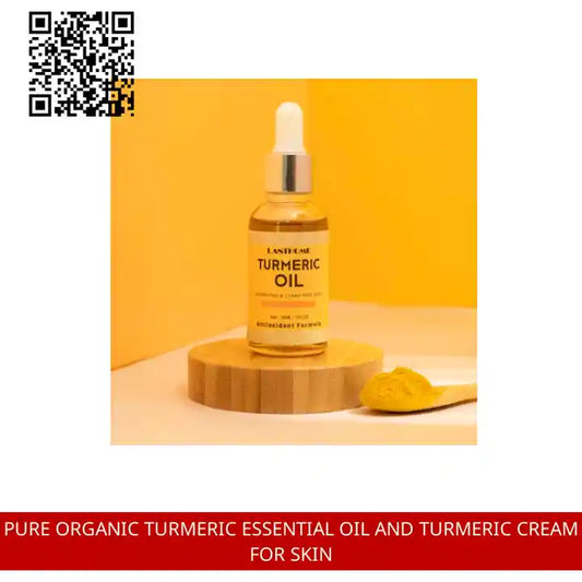 Pure Organic Turmeric Essential Oil And Turmeric Cream For Skin by@Outfy