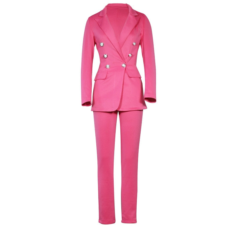 Fashion Solid Colors Single Button Business Suit Women Long Sleeve Commute Casual Blazer 2021 Spring Autumn New Blazer Suits Y2k|Blazers| LMH Beauty