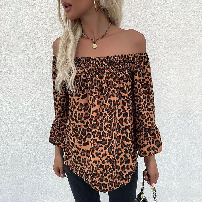 Leopard Chiffon Shirt LMH Beauty