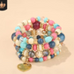 Multi Layer Bead Beaded Boho Charm Bracelet Set LMH Beauty