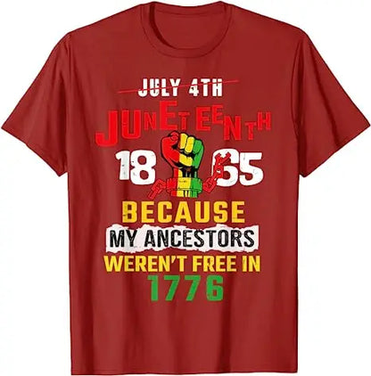 Juneteenth T-Shirt,  Black Freedom Day