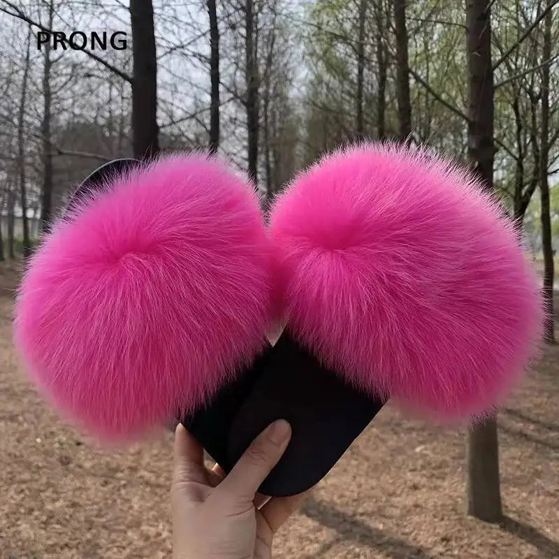 Women Faux Fur Slippers