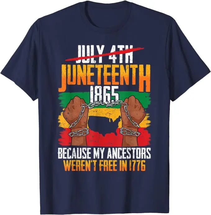Juneteenth Heartbeat  Of Black History  T-Shirts