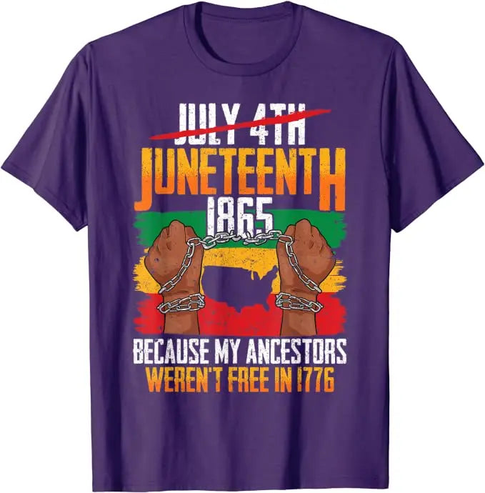 Juneteenth Heartbeat  Of Black History  T-Shirts