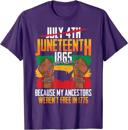 Juneteenth Heartbeat  Of Black History  T-Shirts