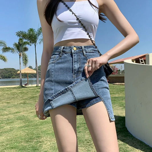 Women Denim Skort