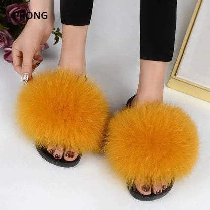 Women Faux Fur Slippers