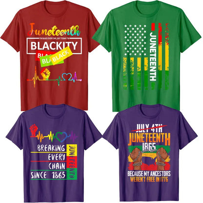 Juneteenth Heartbeat  Of Black History  T-Shirts