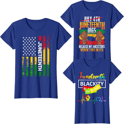 Juneteenth Heartbeat  Of Black History  T-Shirts