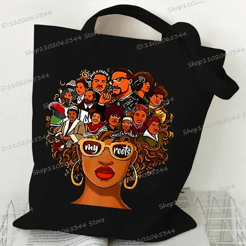 "Juneteenth Is My Independence Day" Women's Canvas Tote Bag