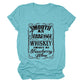 Smooth As Tennessee Whiskey Sweet As Strawberry Wine T Shirt(Women) LMH Beauty