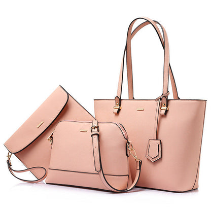 Women 3 piece Leather Handbag Set LMH Beauty