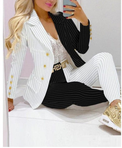 Women's Trendy Print 2 piece Pants Set LMH Beauty