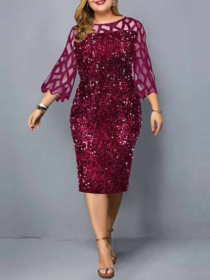 Women's Sequin Design Dress