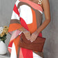 Women's Fashion Print Sexy Diagonal Neck Strapless Dress