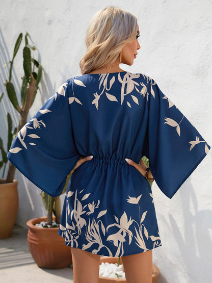 Women's Woven Flower Casual Dress