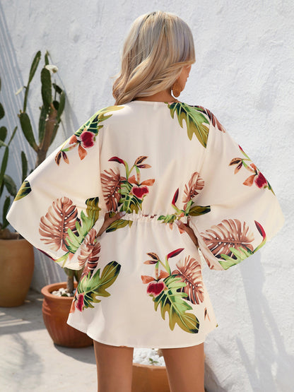 Women's Woven Flower Casual Dress
