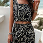 Women's Casual Printed Short Suit