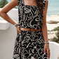 Women's Casual Printed Short Suit