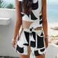 Women's Casual Printed Short Suit