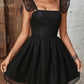 Women's Sexy Hollow Backless Suspender Dress