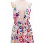 Women's Sexy Deep V Backless Sequin Floral Strappy Short Dress