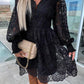 Women's Sexy Hollow Lace Dress