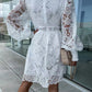 Women's Sexy Hollow Lace Dress