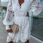 Women's Sexy Hollow Lace Dress