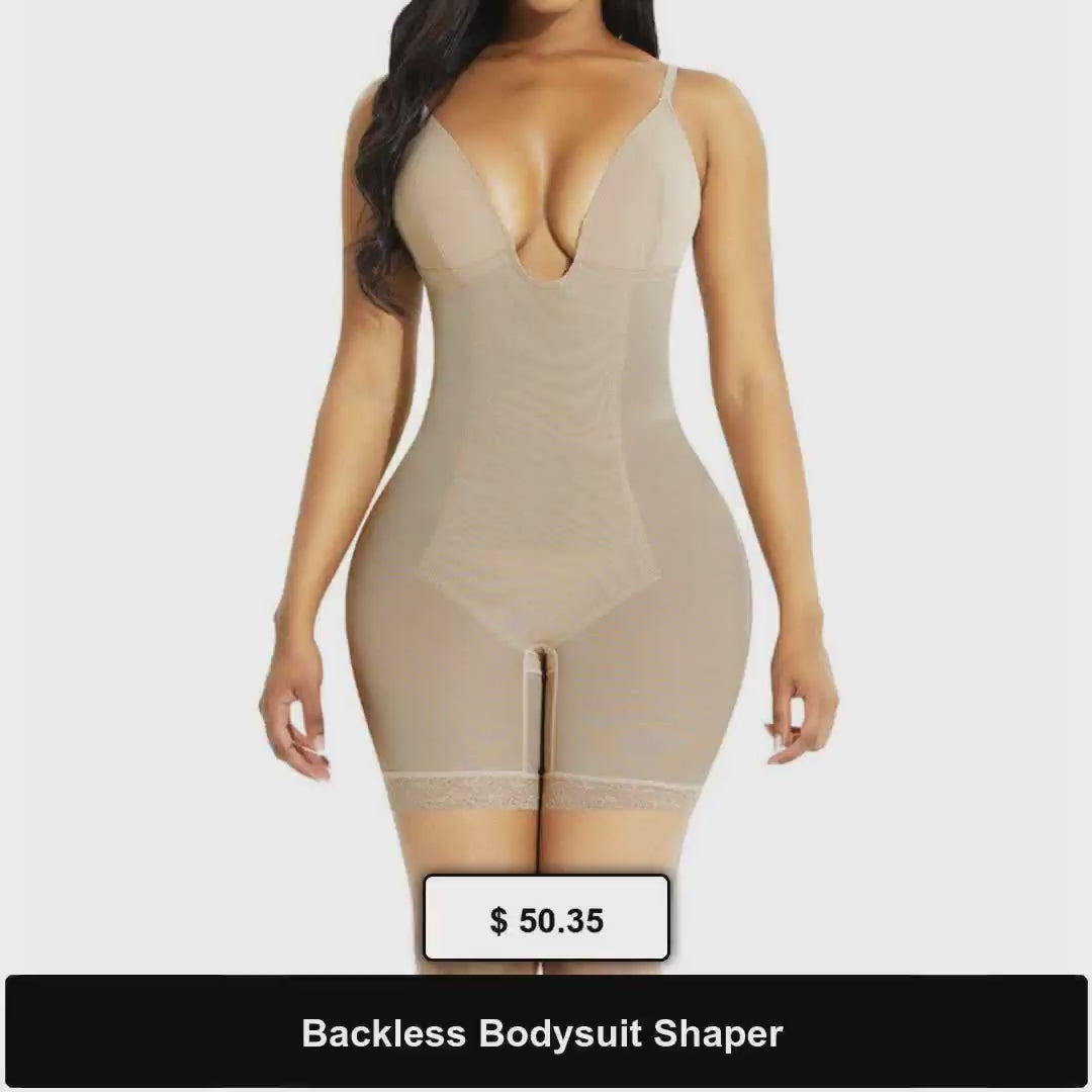 Backless Bodysuit Shaper by@Vidoo
