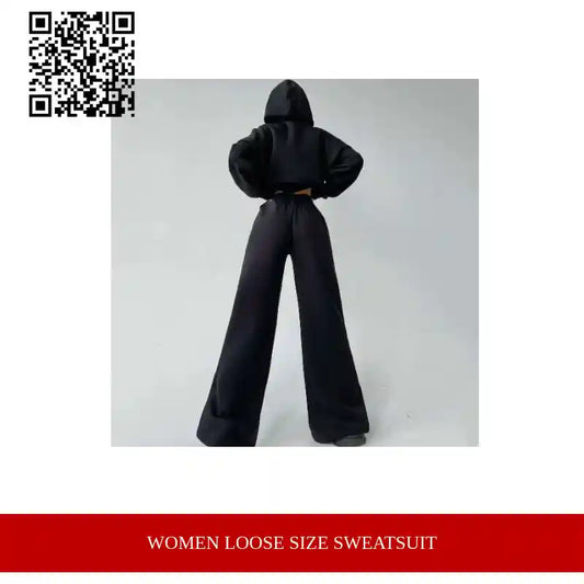 Women Loose Size Sweatsuit by@Outfy
