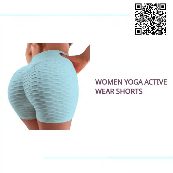 Women Yoga Active Wear Shorts by@Outfy