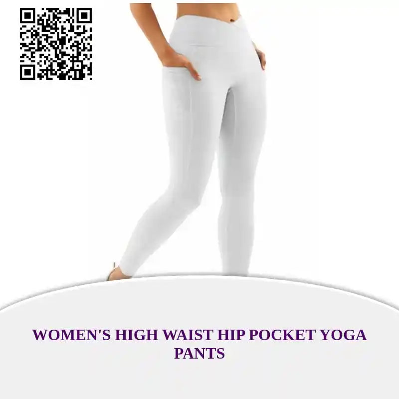 Women&#039;s High Waist Hip Pocket Yoga Pants by@Outfy