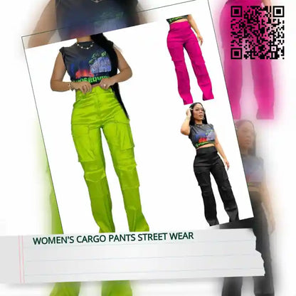 Women&#039;s Cargo Pants Street Wear by@Outfy