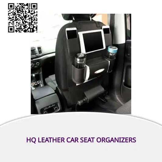 HQ Leather Car Seat Organizers by@Outfy