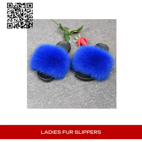 Ladies Fur Slippers by@Outfy