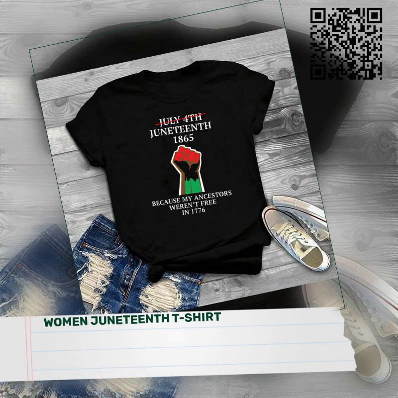 Women Juneteenth T-Shirt by@Outfy