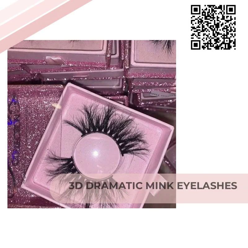 3D Dramatic Mink Eyelashes by@Outfy