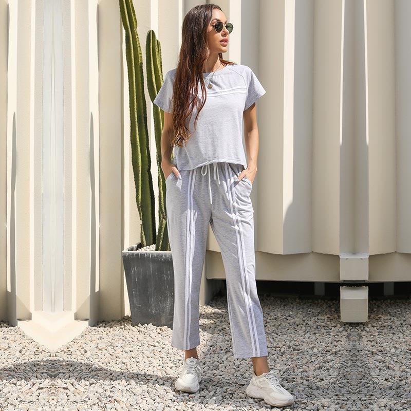 Top & Long Trousers Two-piece Set